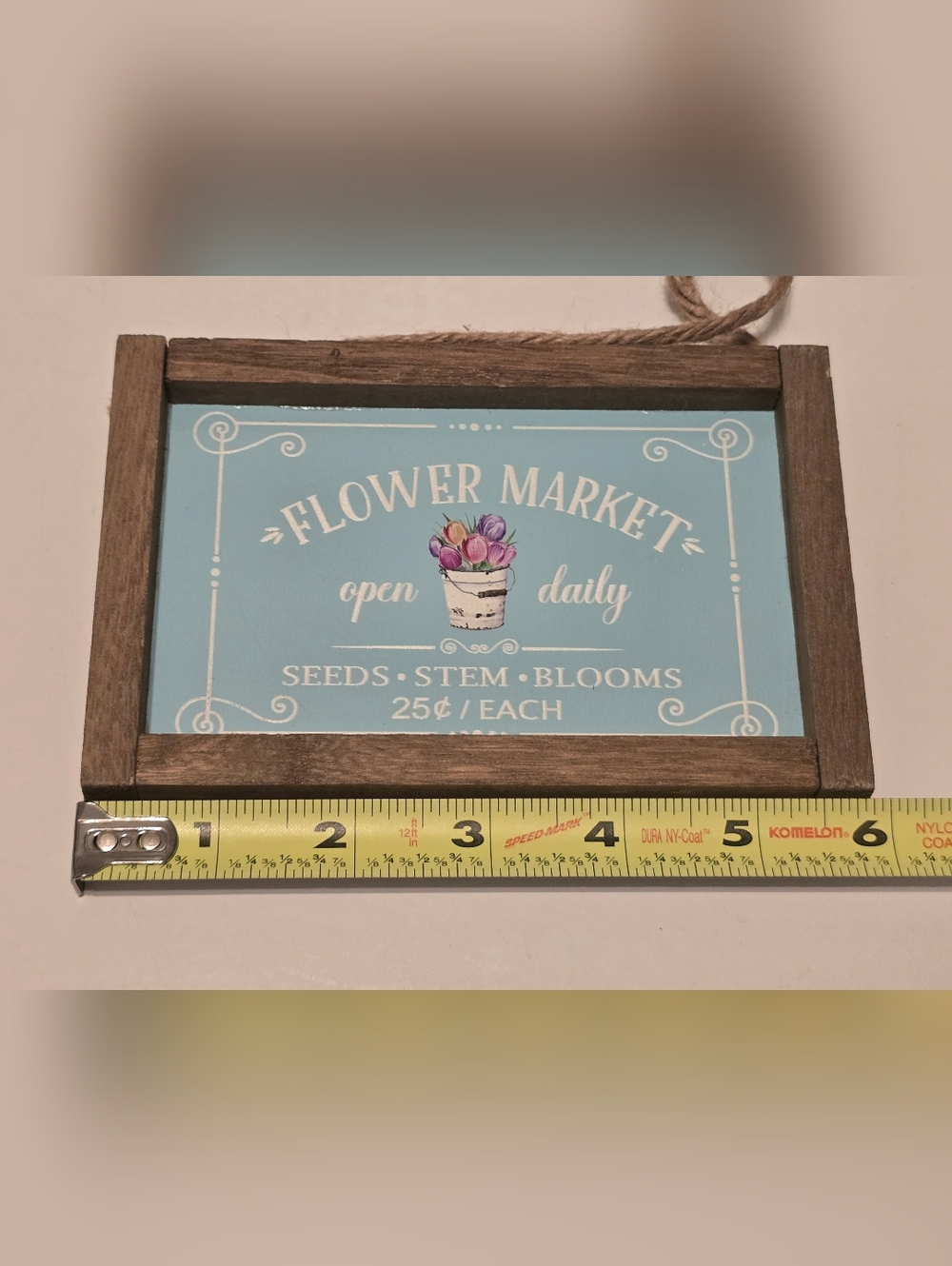 Spring Wood Mini Sign - Picture 3 of 4